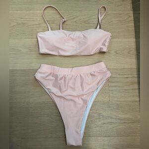 pink bikini & bottoms